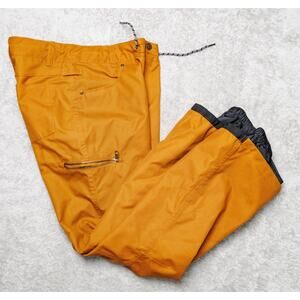 DC Snowboarding Gold Ski Snowboard Snow Insulated Pants 15K Mens Size XL